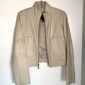 Wilson’s leather ivory jacket